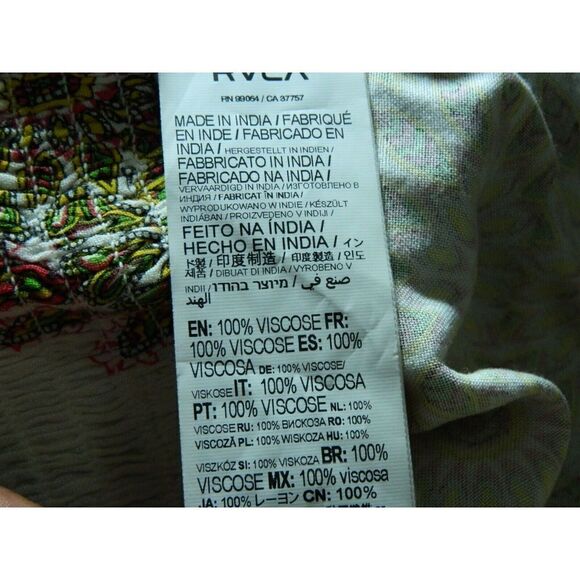 RVCA Kelsey‎ Brookes Dress X-Small Ivory Serotonin Dress  Wave Riding Vehicles - Picture 13 of 13